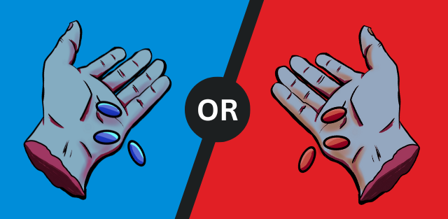 Red or blue pill game on google play